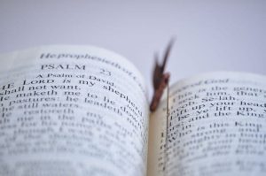 page showing Psalm 23