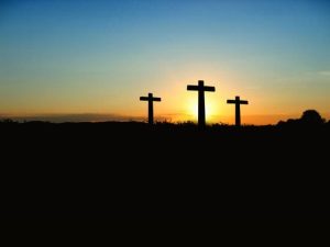 3 crosses of the crucifixion